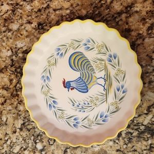 DECORATIVE ROOSTER 198Q O MANN PLATE 9"